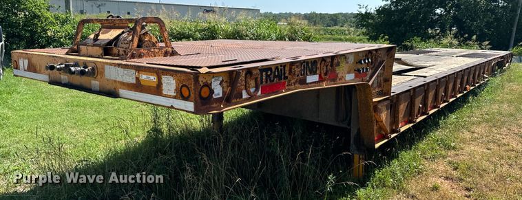 image for item DX0848 2000 Trail King TK70HT-492 hydratail drop deck equipment trailer