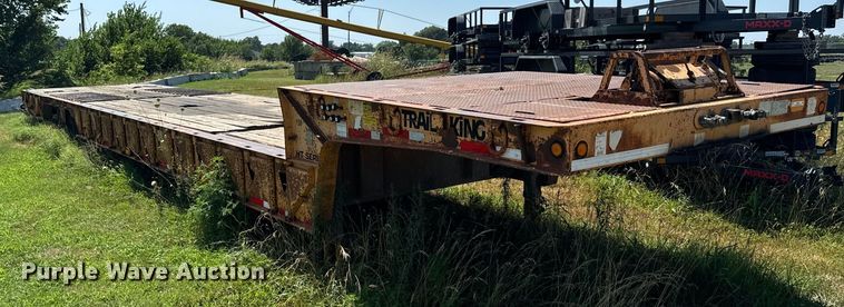 image for item DX0848 2000 Trail King TK70HT-492 hydratail drop deck equipment trailer