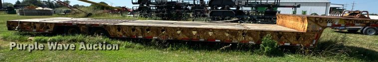 image for item DX0848 2000 Trail King TK70HT-492 hydratail drop deck equipment trailer