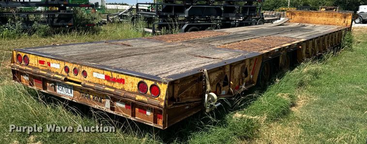 image for item DX0848 2000 Trail King TK70HT-492 hydratail drop deck equipment trailer