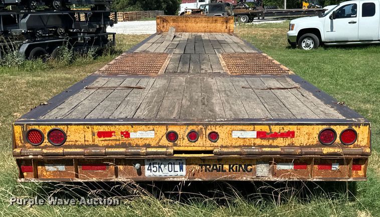 image for item DX0848 2000 Trail King TK70HT-492 hydratail drop deck equipment trailer