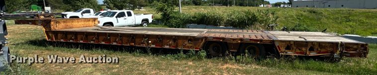 image for item DX0848 2000 Trail King TK70HT-492 hydratail drop deck equipment trailer