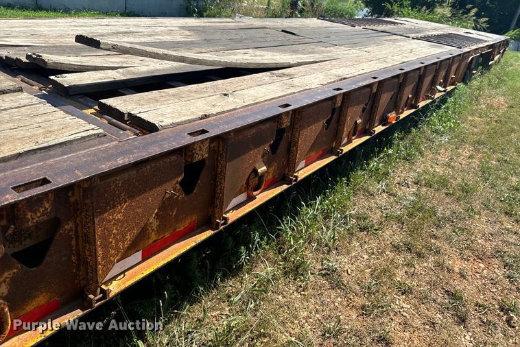 image for item DX0848 2000 Trail King TK70HT-492 hydratail drop deck equipment trailer