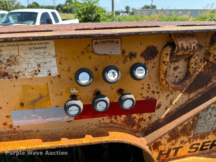 image for item DX0848 2000 Trail King TK70HT-492 hydratail drop deck equipment trailer