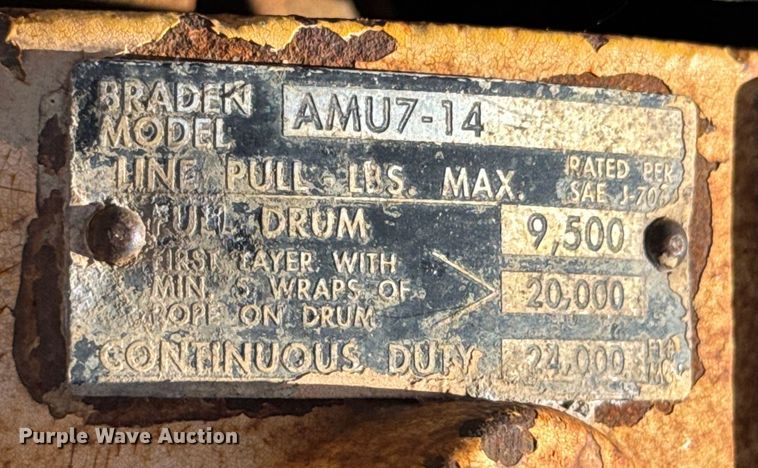 image for item DX0848 2000 Trail King TK70HT-492 hydratail drop deck equipment trailer