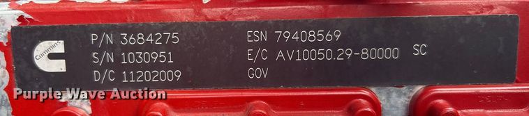 image for item EG0713 2011 International  9900ix semi truck