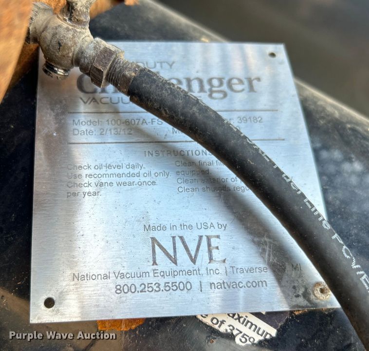 image for item EG0732 2012 Dragon Products, Inc. vacuum trailer