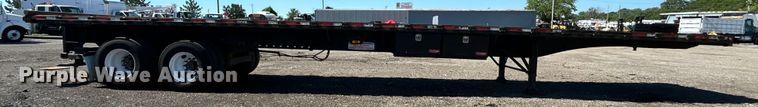 image for item EG0750 2014 Clark Trailers flatbed trailer