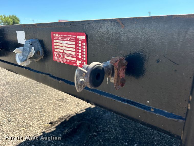 image for item EG0750 2014 Clark Trailers flatbed trailer