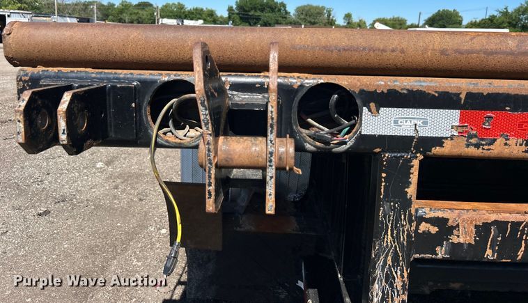 image for item EG0750 2014 Clark Trailers flatbed trailer