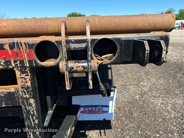 image for item EG0750 2014 Clark Trailers flatbed trailer