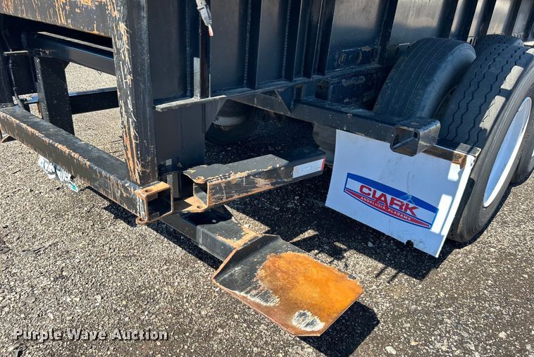 image for item EG0750 2014 Clark Trailers flatbed trailer