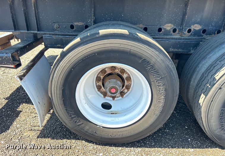 image for item EG0750 2014 Clark Trailers flatbed trailer