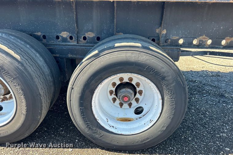 image for item EG0750 2014 Clark Trailers flatbed trailer