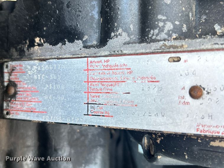 image for item EG0775 1989 Peterbilt  378 semi truck