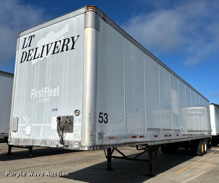 image for item EJ6997 2001 Wabash  dry van trailer