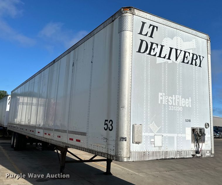 image for item EJ6997 2001 Wabash  dry van trailer