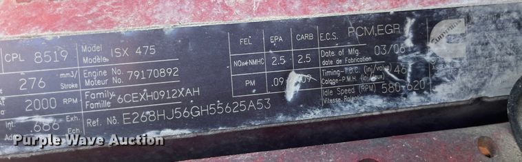 image for item EK8658 2007 Kenworth  T800 semi truck