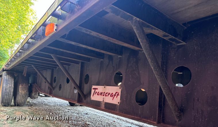 image for item OF9702 2006 Transcraft drop deck trailer