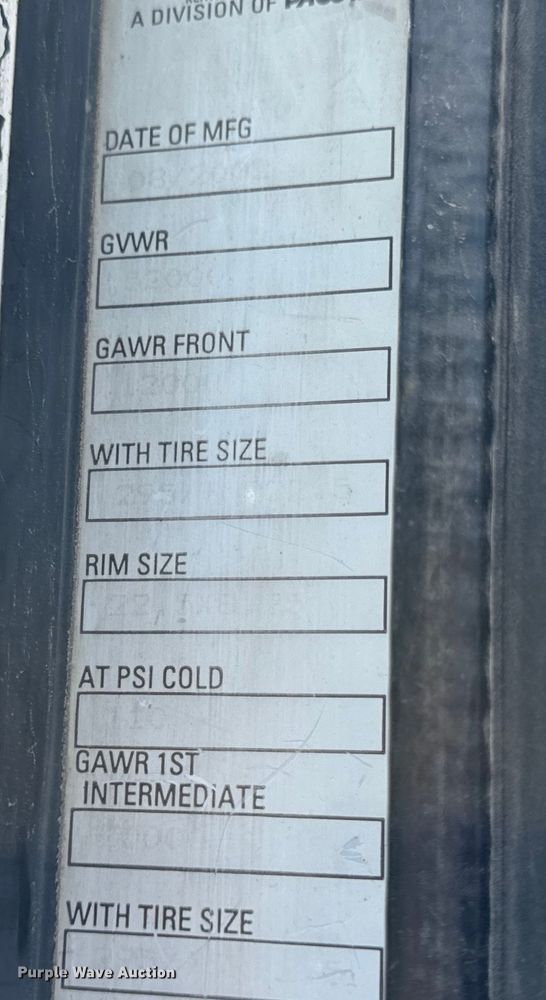 image for item OF9755 2003 Kenworth T800 semi truck