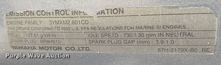 image for item DM7817 2003 Champion 22 Tunnel Champ boat