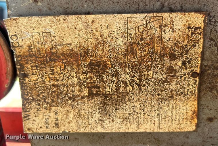 image for item DO6587 Western Mfg. automotive lift