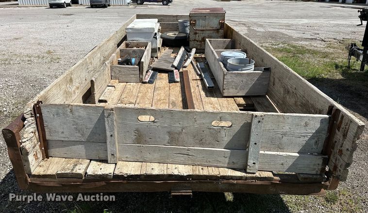 image for item DO7133 Shop built utility trailer