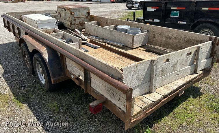 image for item DO7133 Shop built utility trailer