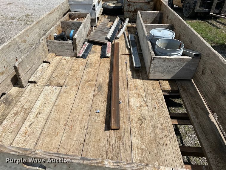 image for item DO7133 Shop built utility trailer