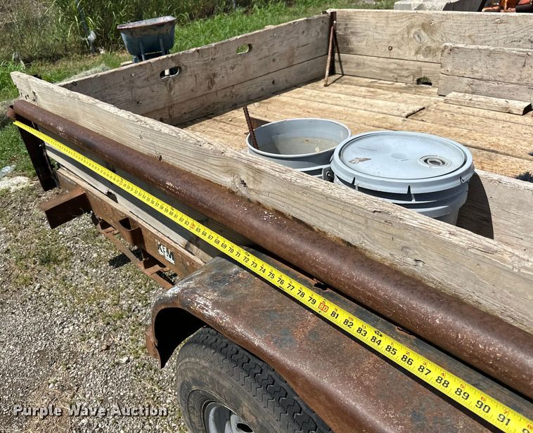 image for item DO7133 Shop built utility trailer