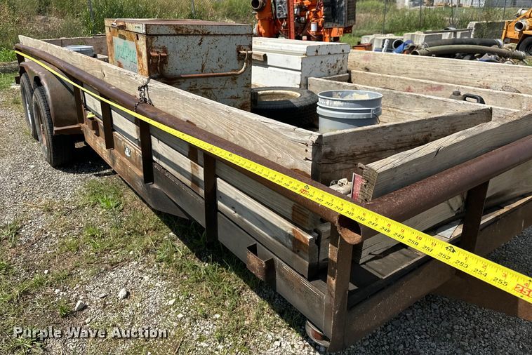 image for item DO7133 Shop built utility trailer