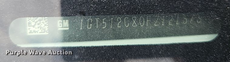 image for item DP1041 2015 GMC  Sierra 3500 Double Cab flatbed pickup truck