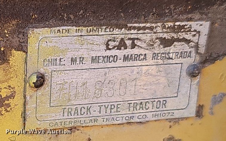 image for item DP6558 1952 Caterpillar D4 dozer