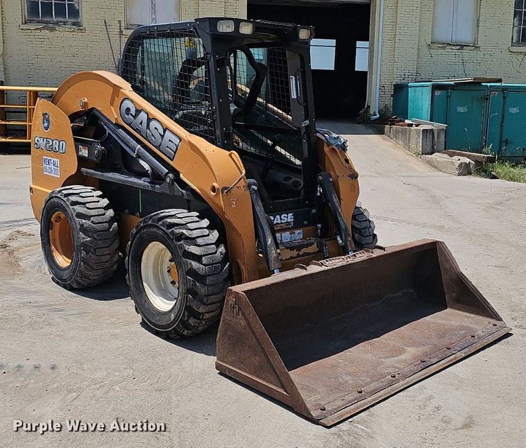 image for item DP6559 2015 Case SV280 skid steer loader