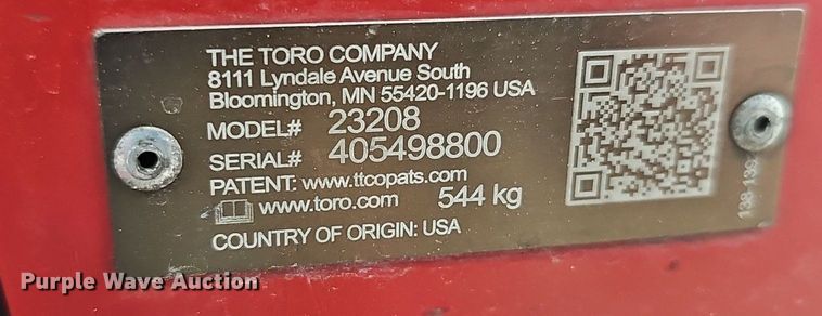 image for item DP6564 Toro 23208 STX-26 stump grinder