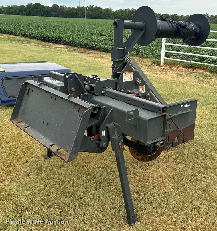 image for item DQ6853 Bobcat skid steer silt fence installer