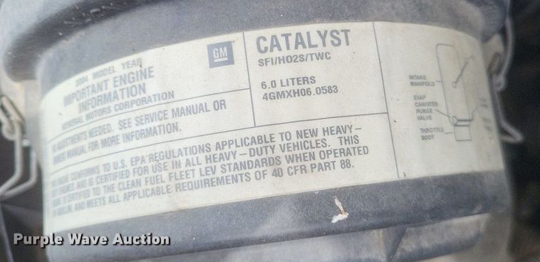 image for item DR4870 2004 Chevrolet  delivery truck