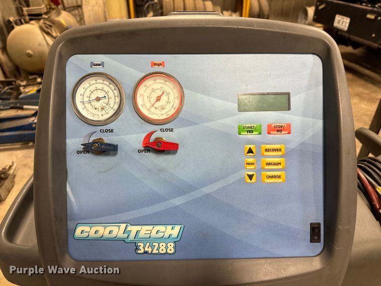 image for item DX0852 RobinAir  Cooltech 34288 AC recovery machine