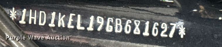 image for item DX0854 2016 Harley Davidson Limited motorcycle