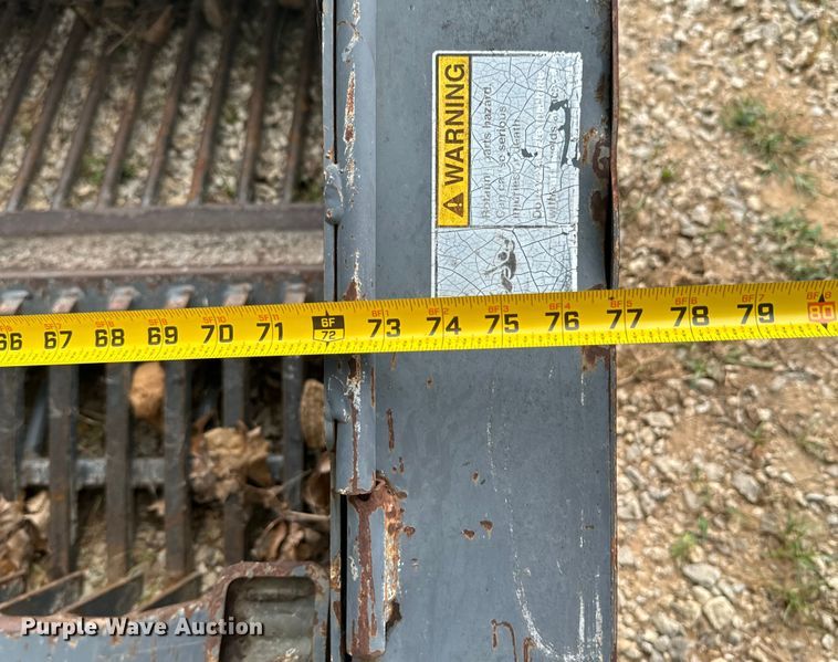 image for item DX0858 Loftness Kwik Pik 720 skid steer rock bucket