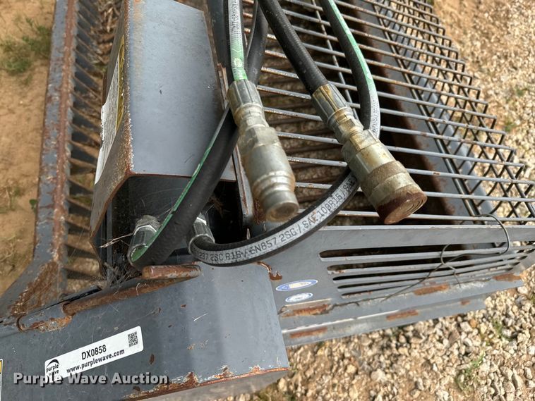 image for item DX0858 Loftness Kwik Pik 720 skid steer rock bucket