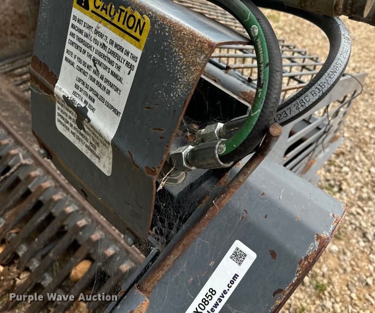 image for item DX0858 Loftness Kwik Pik 720 skid steer rock bucket