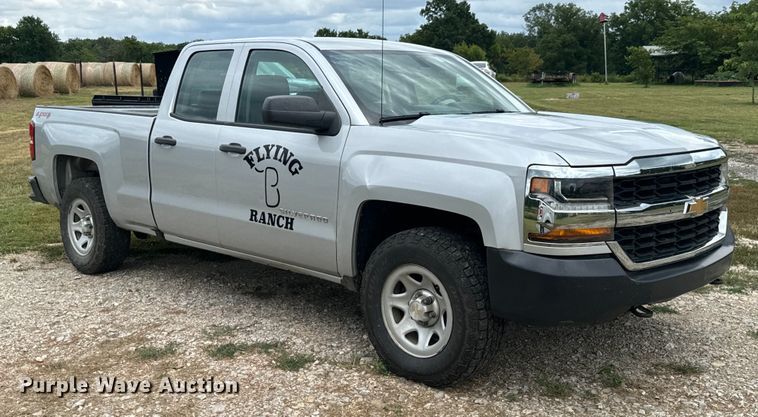 image for item DX0872 2017 Chevrolet Silverado 1500 Double Cab pickup truck