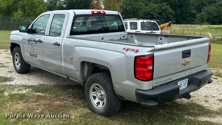 image for item DX0872 2017 Chevrolet Silverado 1500 Double Cab pickup truck