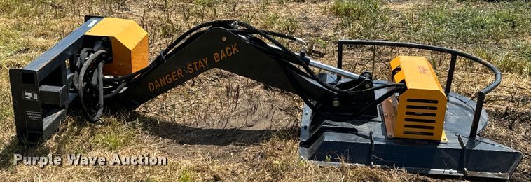 image for item DX0884 2023 LandHonor ABC-13-125A skid steer articulating brush mower