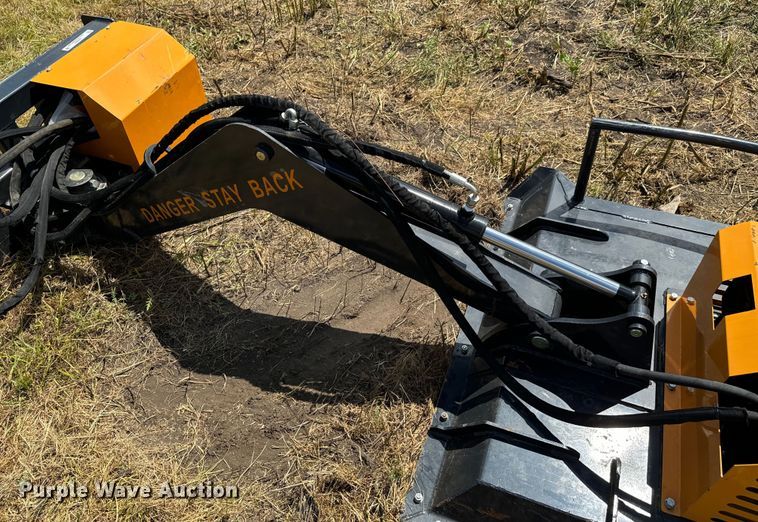 image for item DX0884 2023 LandHonor ABC-13-125A skid steer articulating brush mower