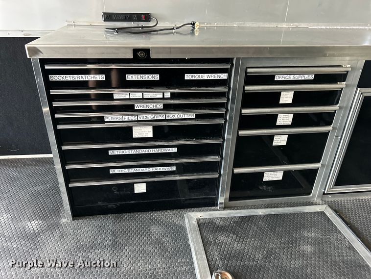 image for item EG0748 2019 Vintage Trailers, LTD. P848G-PS enclosed cargo trailer