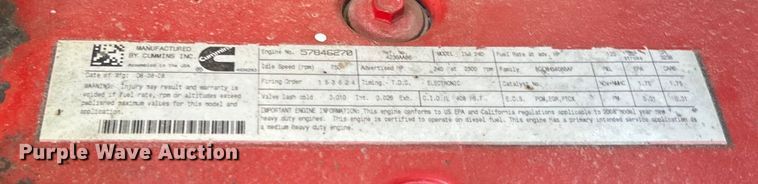 image for item EG0779 2009 Ford F650 Super Duty flatbed truck