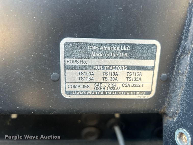 image for item EG0798 2006 New Holland TS115A tractor