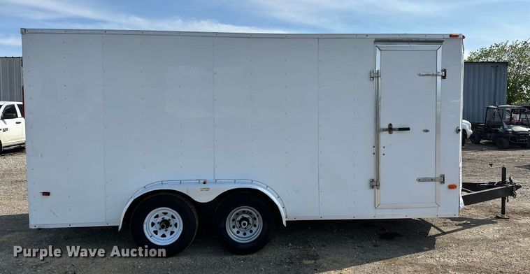 image for item EG1487 2015 Horton Vans HY716TA enclosed cargo trailer